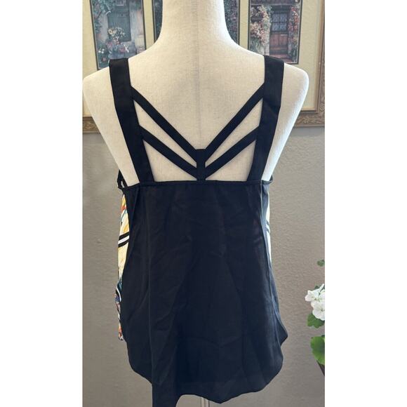 Y2K Festival Tank Top Camisole Hot Mom Southwest Western Boho‎ Aztec Small - Picture 3 of 7